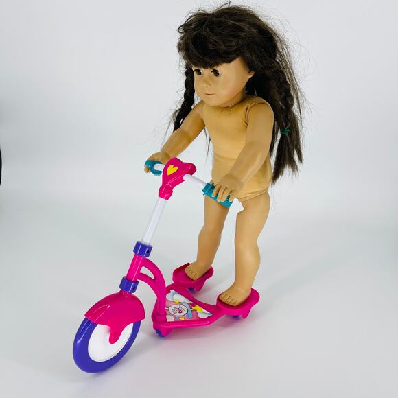 Click N' Play Doll Scooter for 18" Dolls including American Girl. My Life As, OG - Picture 13 of 14